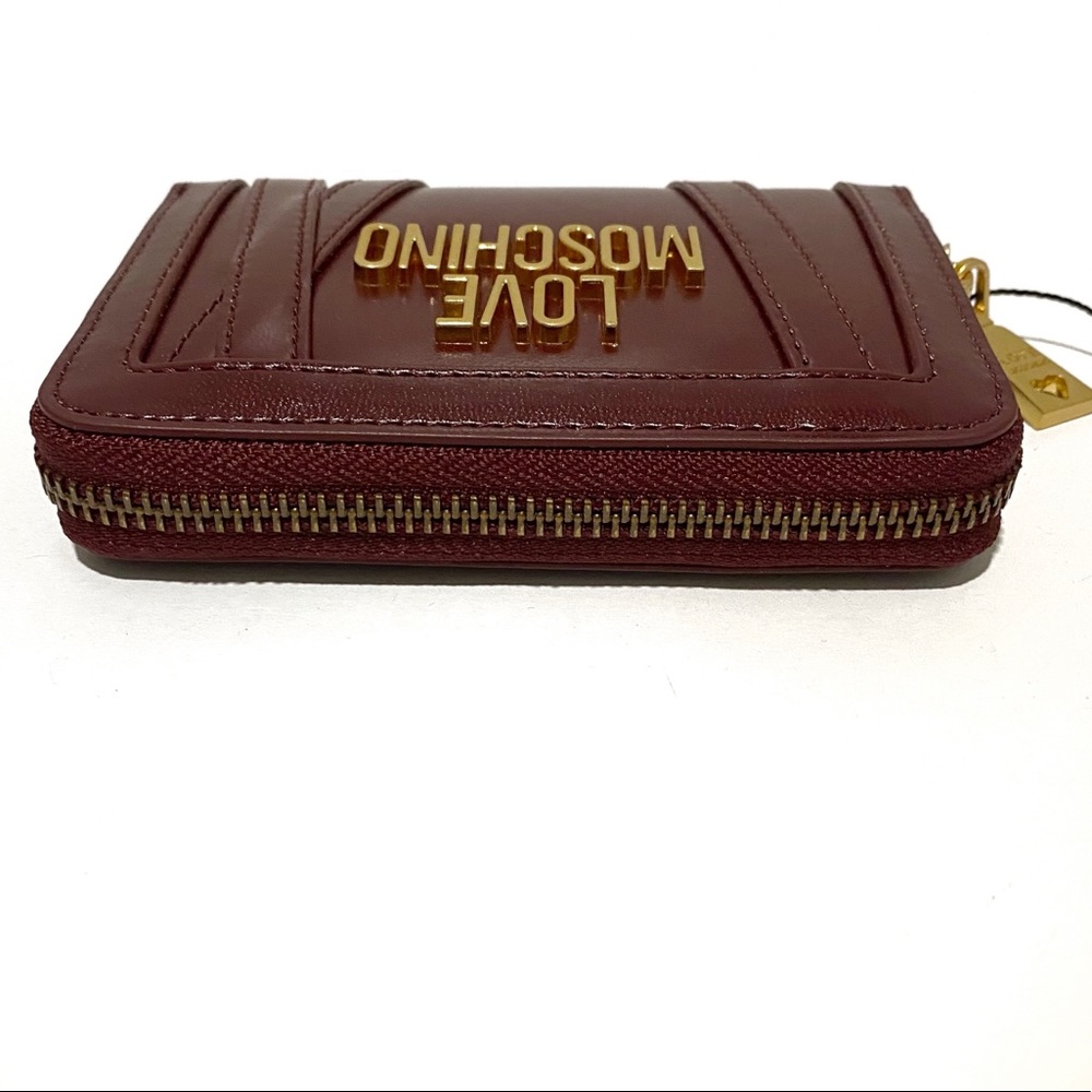 MOSCHINO Love Moschino Gold Logo Zip-Around Wallet 
Authentic NWT - Picture 5 of 15